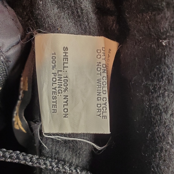 Vintage Mens XL Stanley 100% Nylon Bomber Jacket Made In USA Auburn Sportswear - Picture 6 of 6